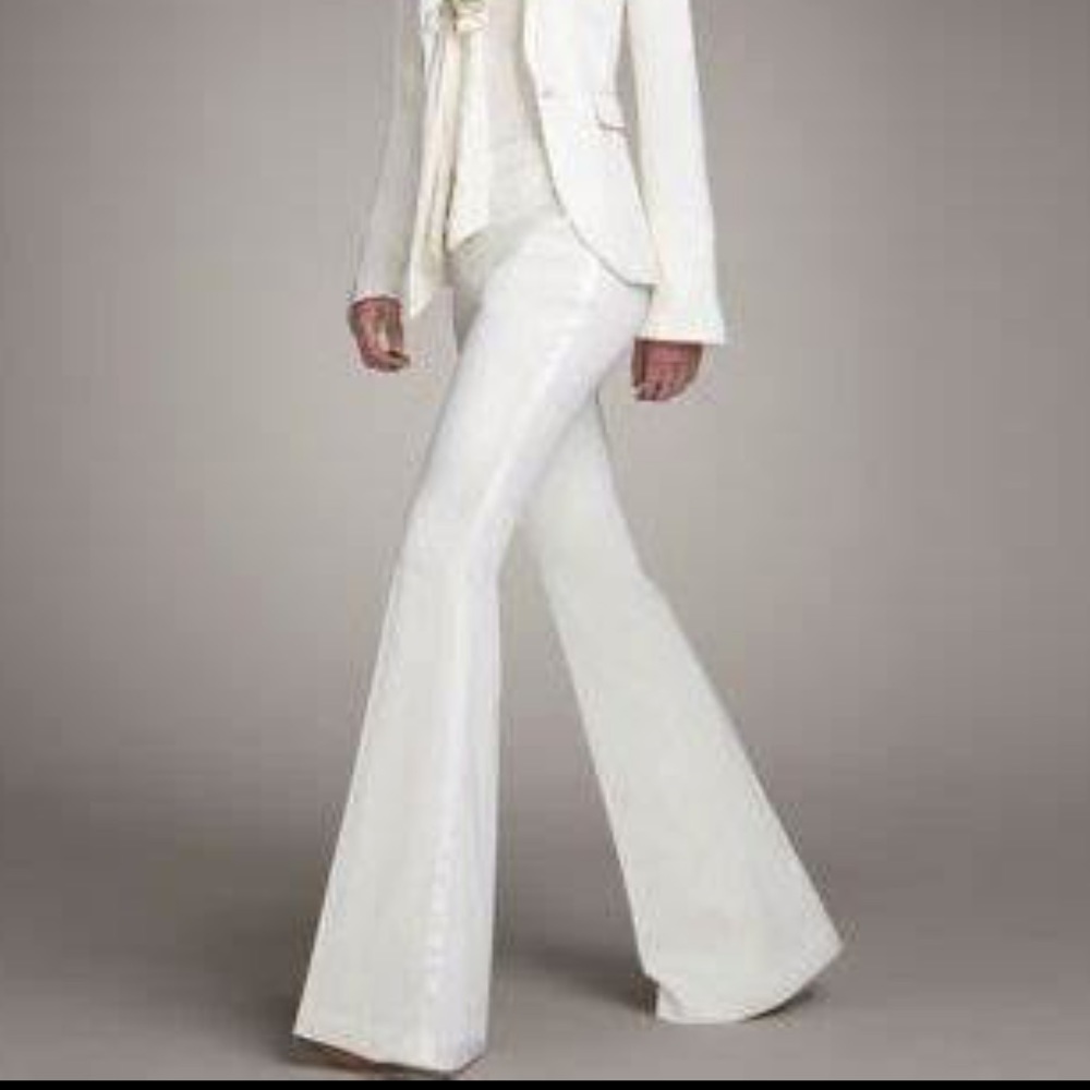 Rachel Zoe winter white tuxedo pant - Picture 3 of 10